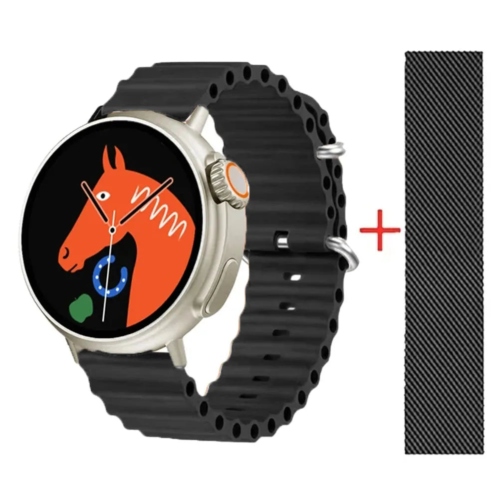 2025 Watch Ultra 9 Smart Watch Men GPS Bluetooth Call Health Monitor Smartwatch Wireless Charging Sport Bracelet for Android IOS